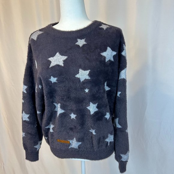 NWT - Simply Southern Fuzzy, Extremely Cozy & Cute Star Sweater. - Picture 1 of 9